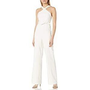 LIKELY Dash Jumpsuit White Size 4